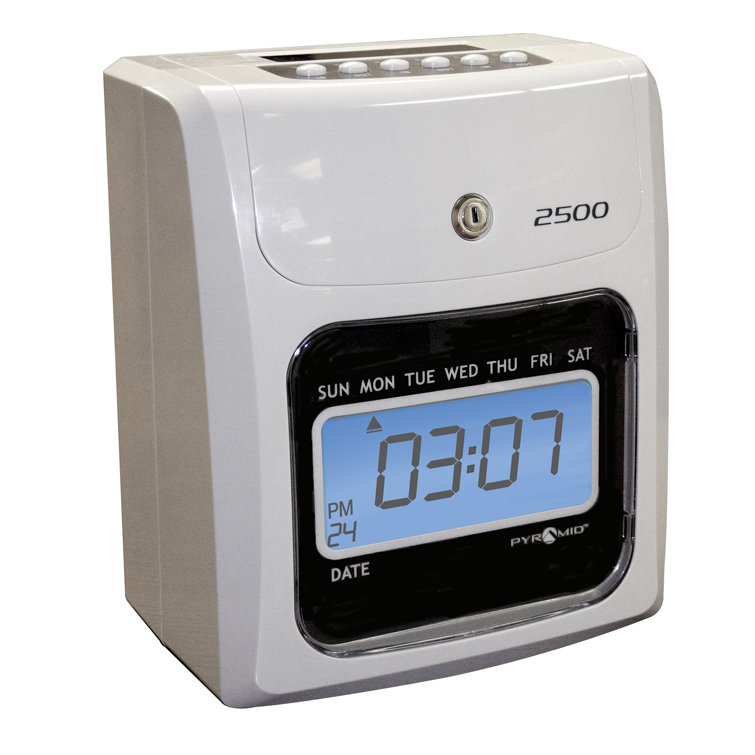 Pyramid 2500 Small Business Time Clock Wayfair Canada